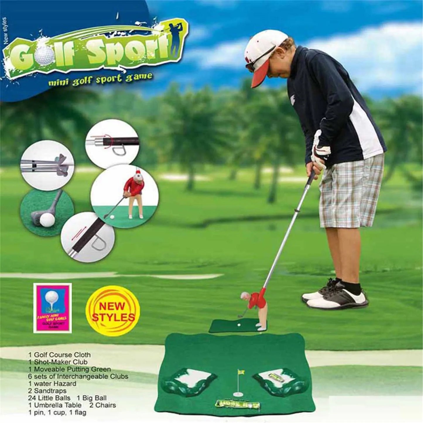 Mini Golf Professional Practice Sport Set