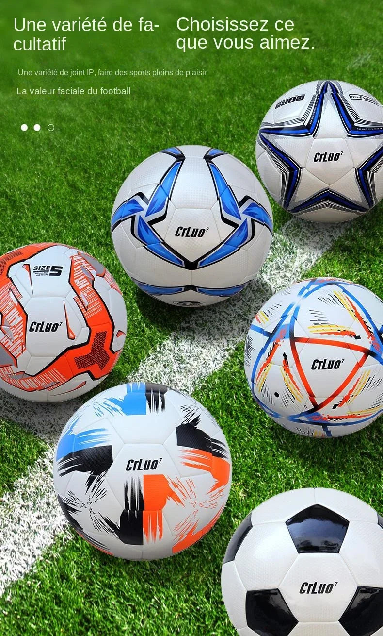 Machine Stitched Standard Size 5 Soccer Ball