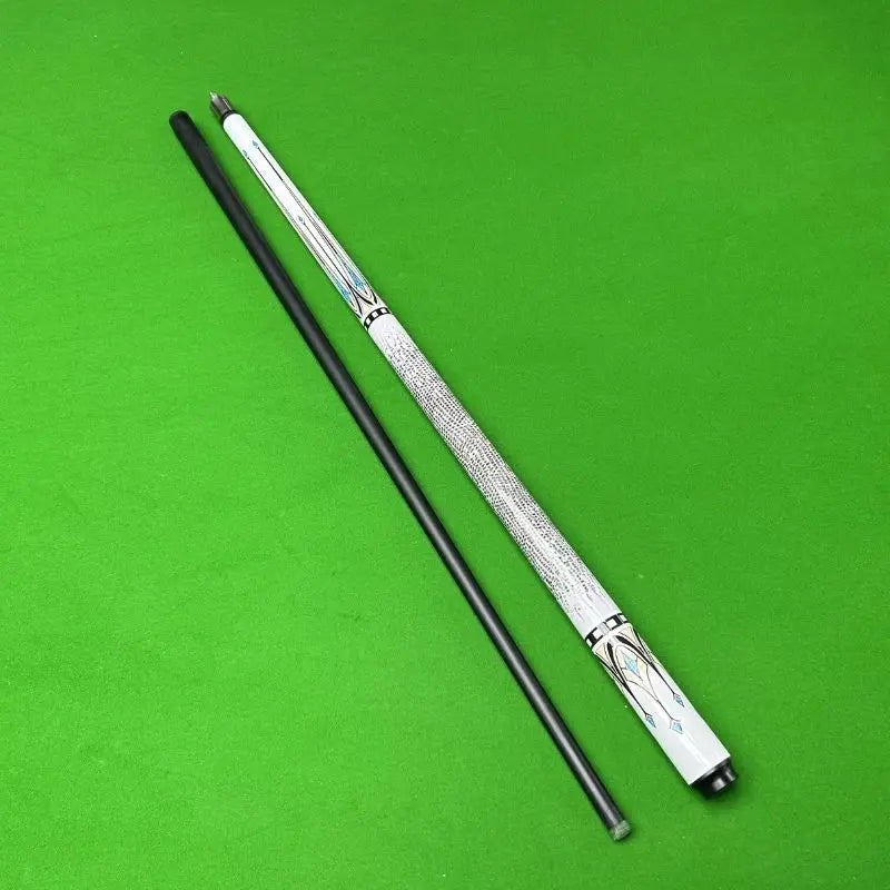 White Snakeskin Design Carbon Billiard Cue Stick Pool Cue