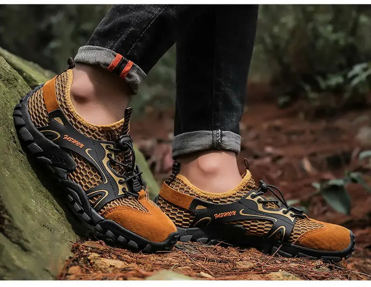 Outdoor Anti-slip Wear-resistant Hiking Shoes Jogging Sneakers