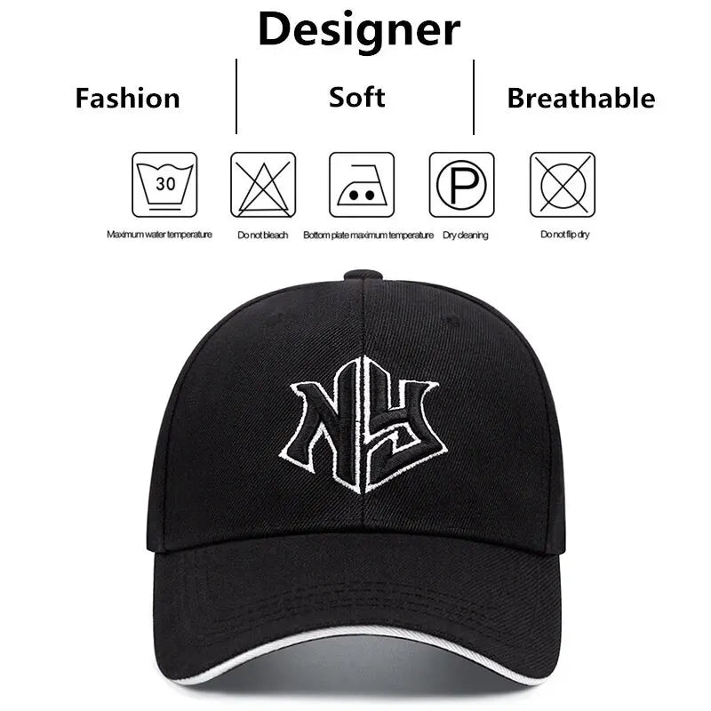 Fashion Letters Embroidery Hip Hop Trucker Hats Baseball Caps Unisex