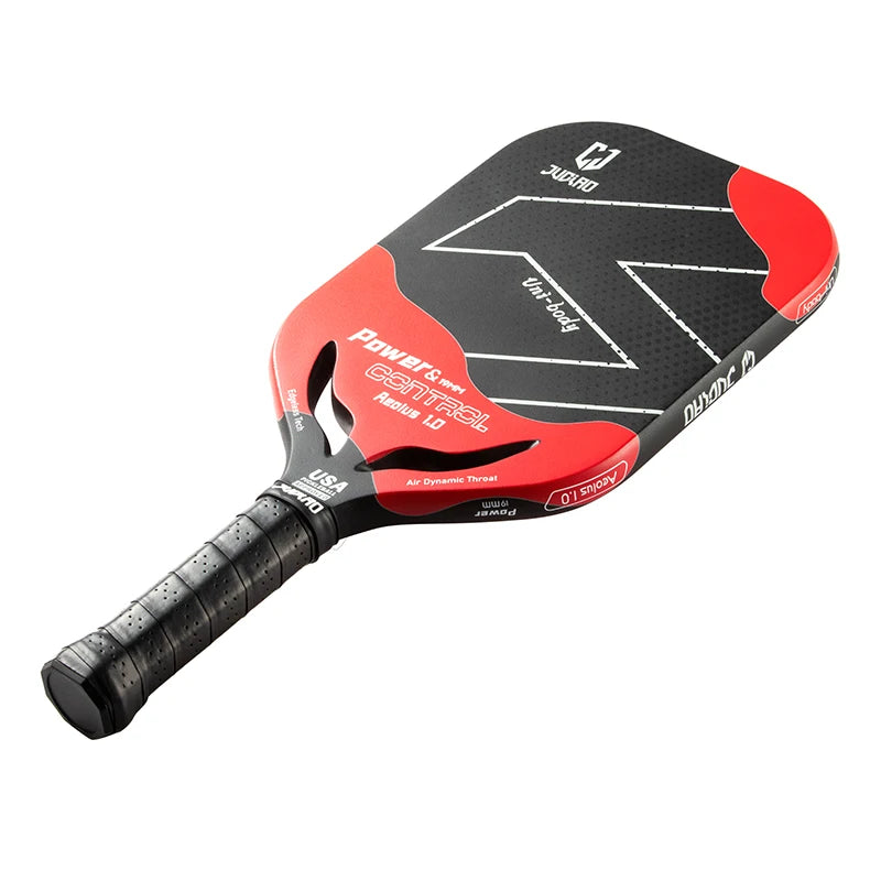 JUCIAO Carbon Fiber Pickleball Paddle with Aero Throat USAPA