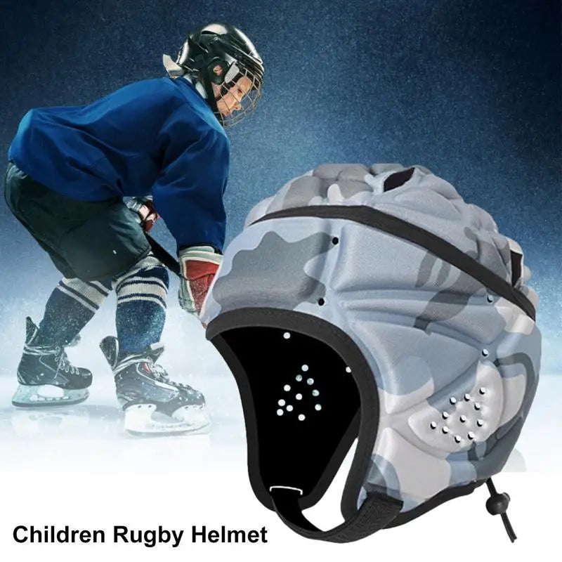 Football Headguards Adjustable Goalkeeper Soft Helmet youth