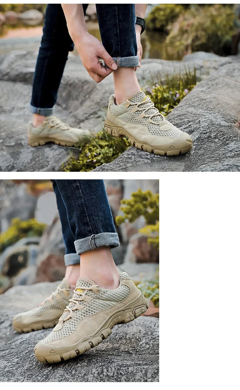 2024 New Suede Hiking Breathable Sports Casual Watertight