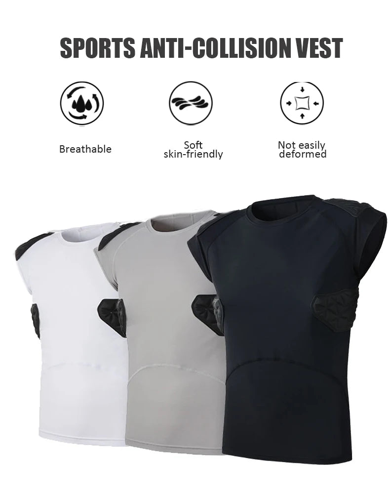 Anti-Collision Vest Safety Protective Gear American Football