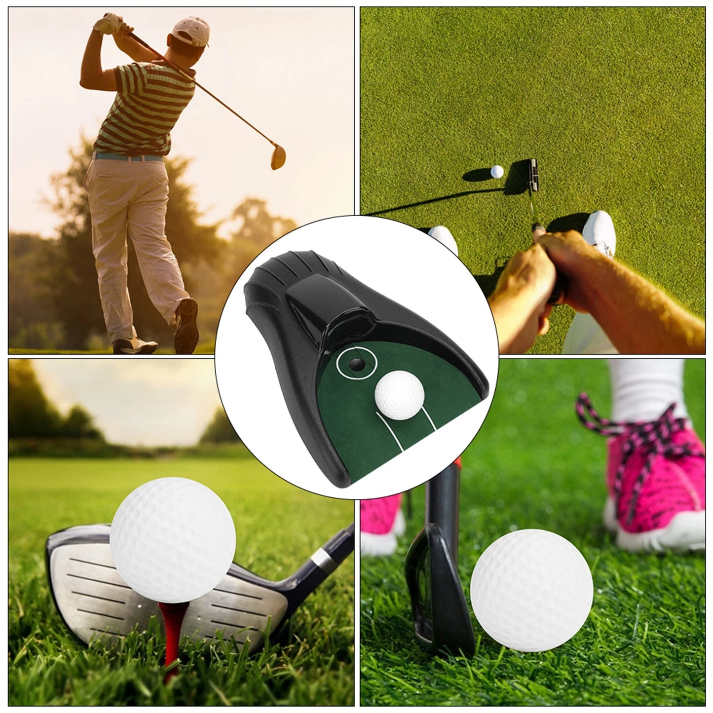 Automatic Putting Cup Return Machine Device Electric Gravity Sensor Golf Ball