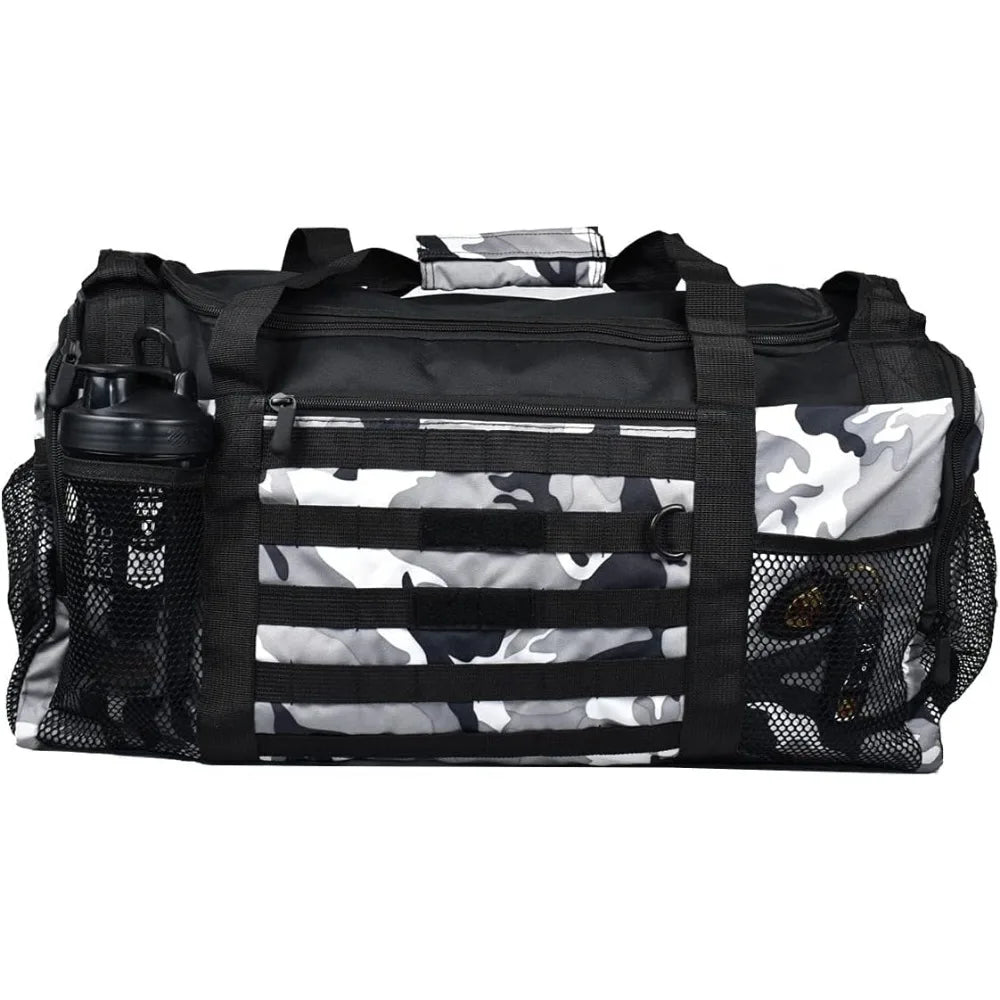 Gym Duffle Bag- Workout, with Shoes Compartment