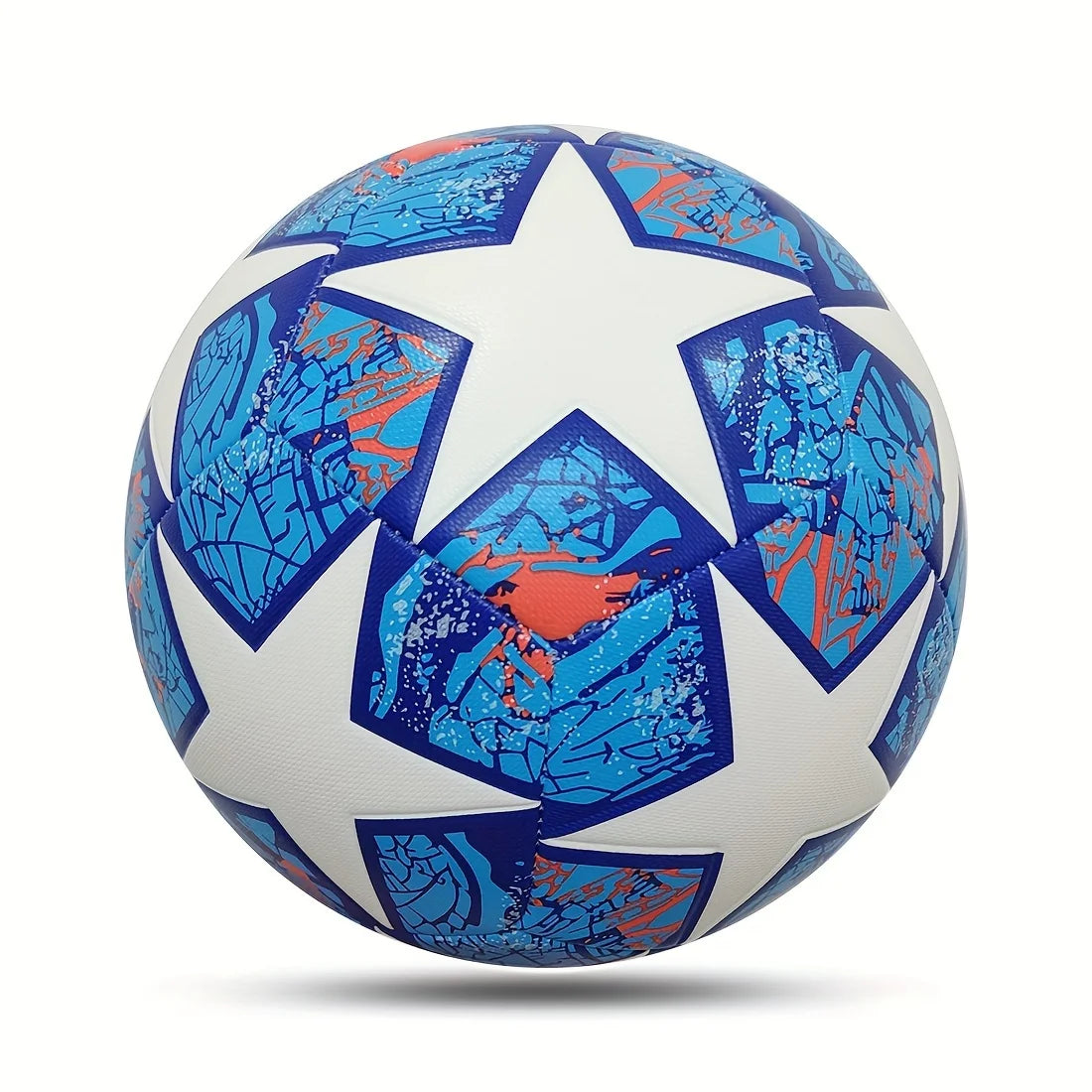 Classic Size 5 Soccer Ball, Handmade PU Leather Durable