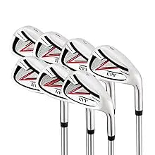 KVV Men’s Complete Golf Clubs Includes Driver, Fairway, Hybrid, 5#-P# Irons, Putter, Stand Bag, Head Covers, Right H