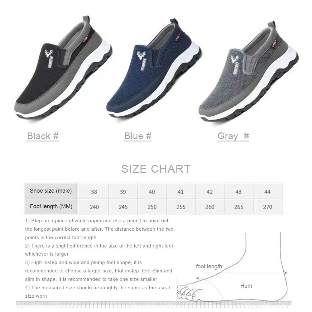 Men Boat Shoes Sports Breathable Casual Slip On