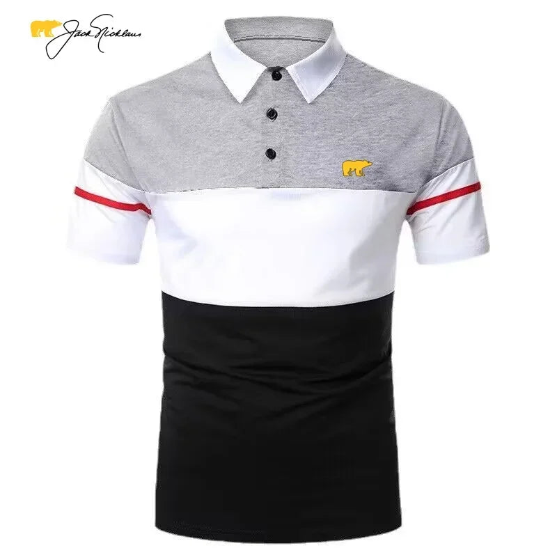 Jack Nicklaus Embroidery Fashion Casual Golf Top