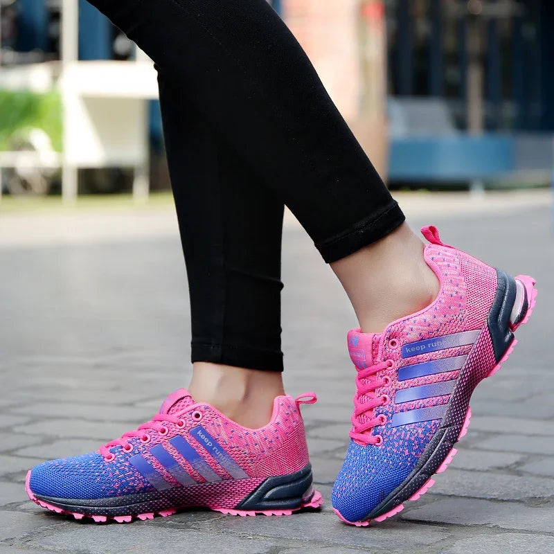 Men's and Women's Running Shoes Breathable Light Training Shoes