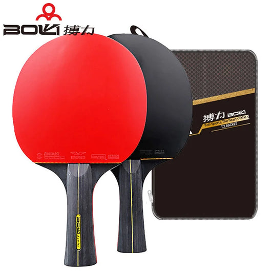 Professional 5/6 Star Table Tennis Racket 2 Pcs Ping Pong Paddle