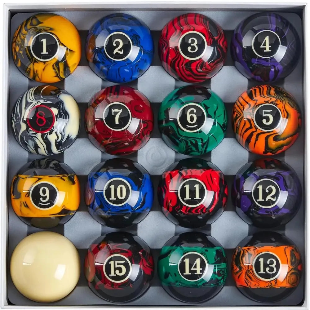 Balls Pool Table Accessories 2-1/4" Regulation Size 16 Billiard Set