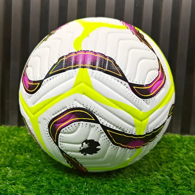 Premium Faux Leather Soccer Ball - Size 5, Seamless Design For Enhanced Performance & Durability, Ideal For Adults' Matches