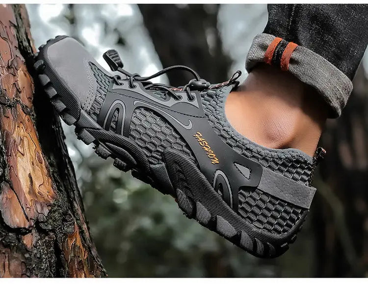 Outdoor Anti-slip Wear-resistant Hiking Shoes Jogging Sneakers