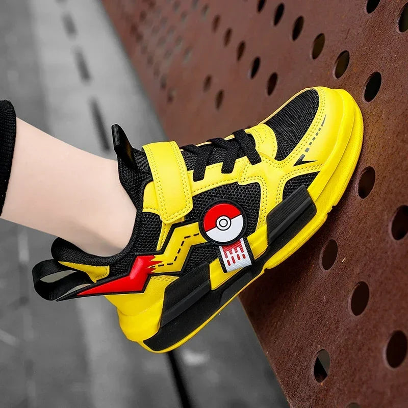 Kid Casual Sneakers Pikachu Sports Running Shoes