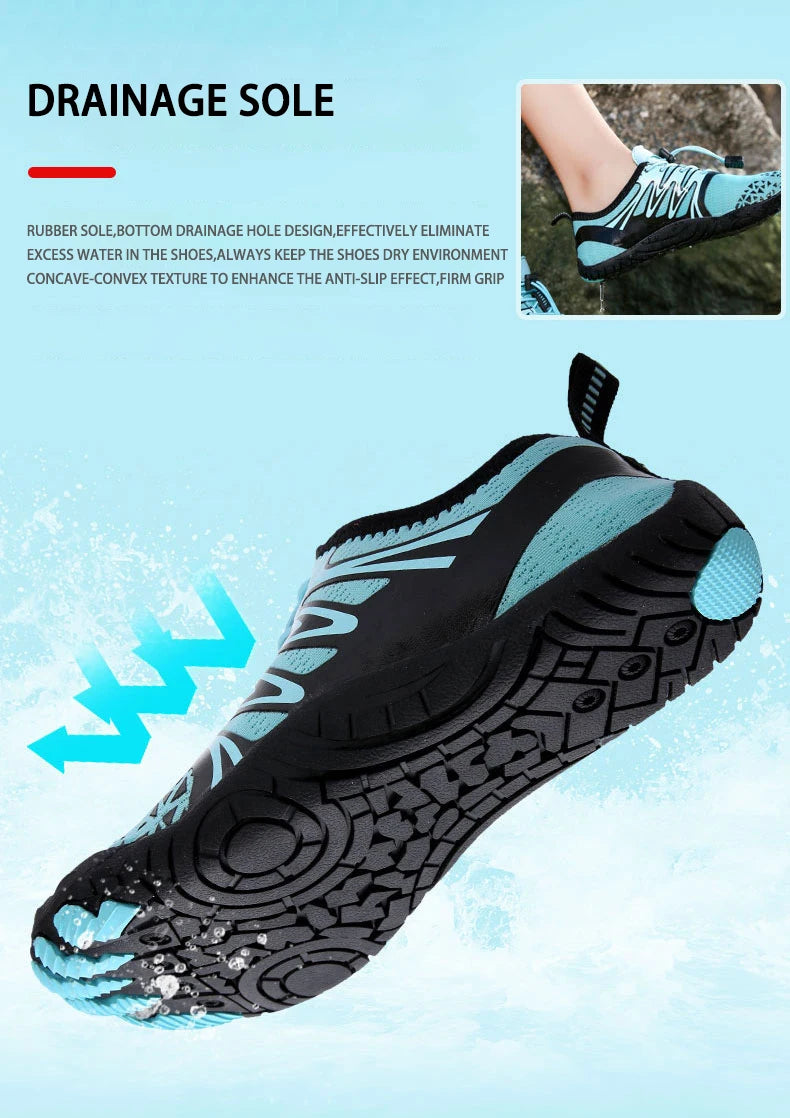 EOCENE Barefoot Outdoor Sports Aqua Shoes Quick-dryin