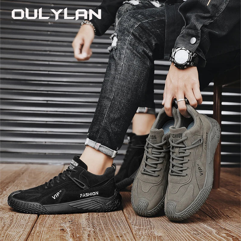 Men's Trendy Sports Wear Resistant Anti Slip Sneakers