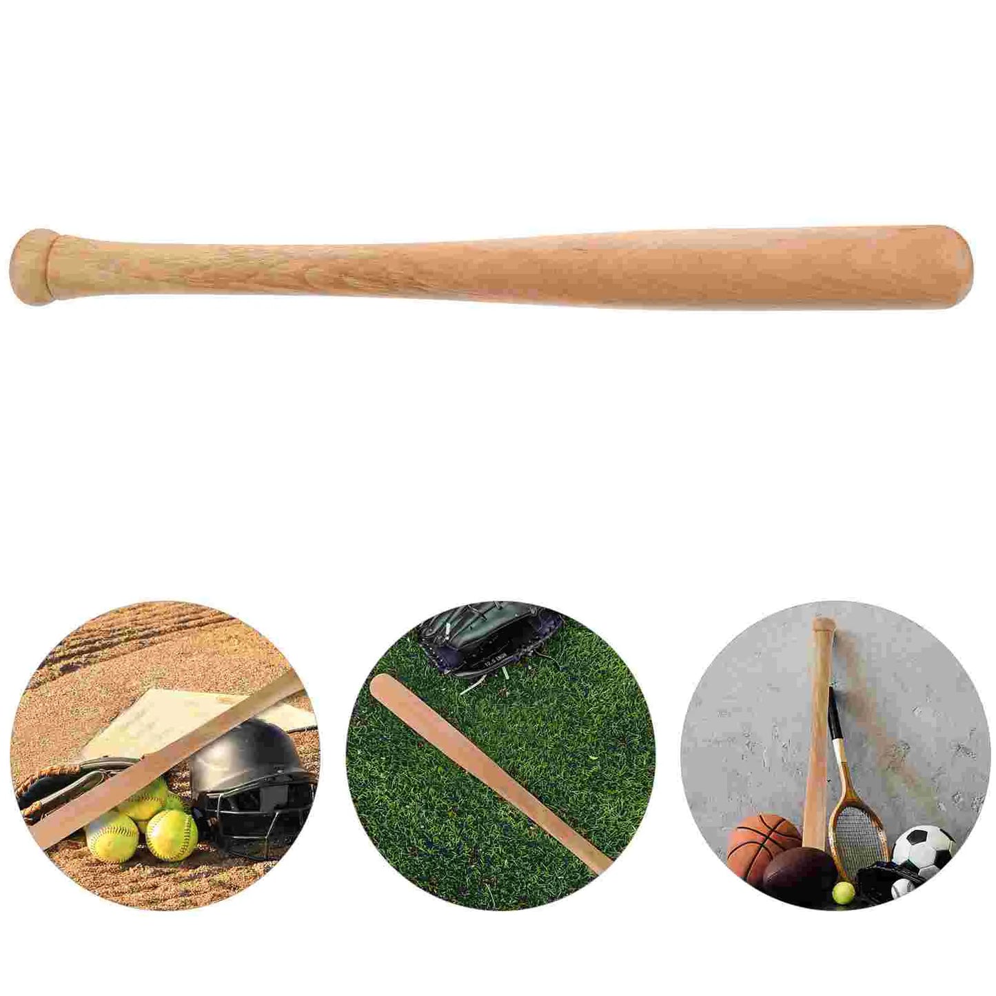 Baseball Bat Solid Wood Vintage Sports Practical Lightweight