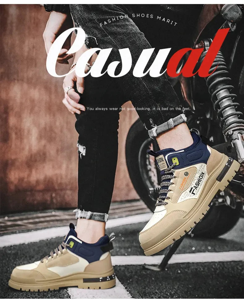 Sneakers Men Casual Vulcanized Shoes Walking Outdoor