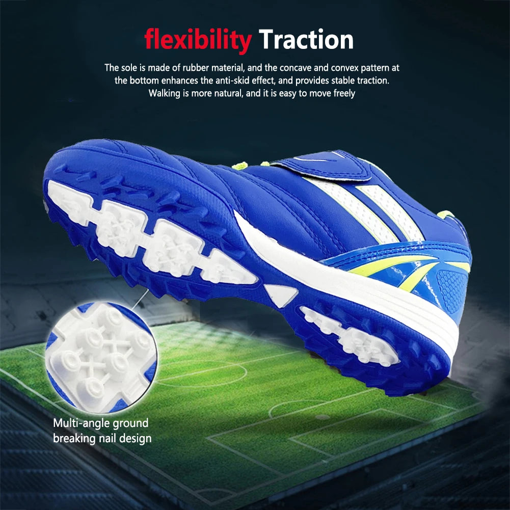 Youth Football Shoes Anti-Slippery Soccer Cleats Breathable Wear-resistant