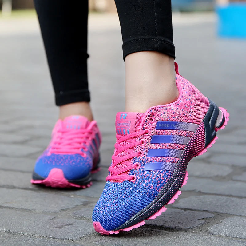 Men's and Women's Running Shoes Breathable Light Training Shoes