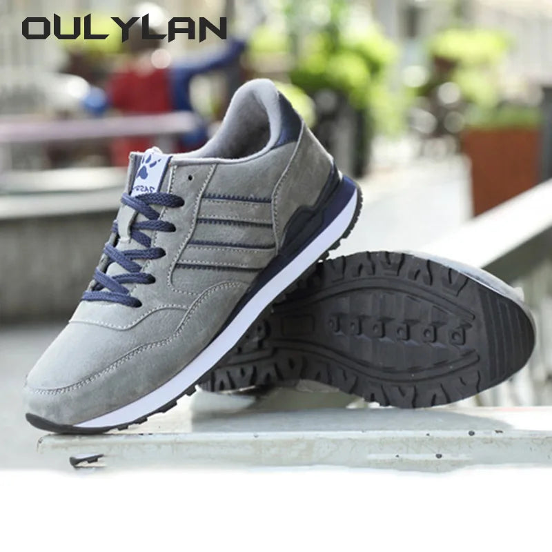 High Quality Men's Sneakers Leather Breathable