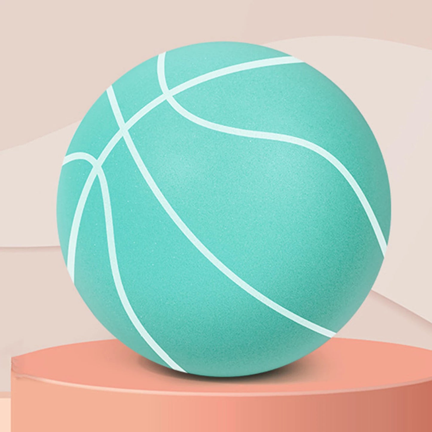 Bouncing Mute Ball Indoor Silent Basketball 24 cm