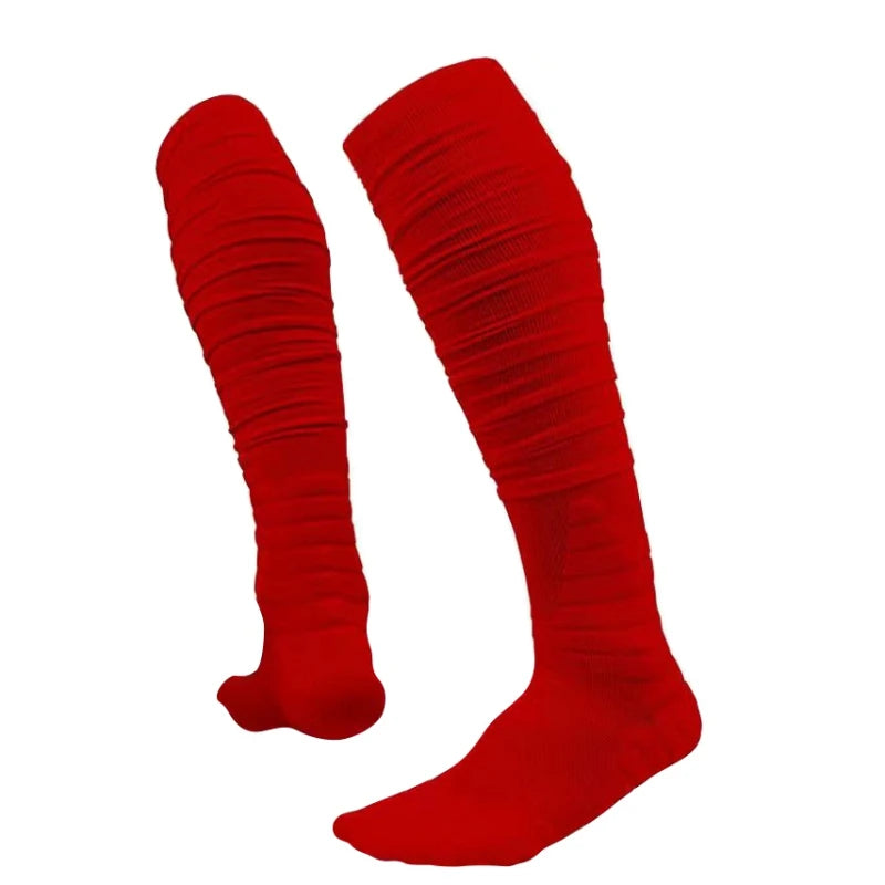 Football Socks Extra Long Padded Scrunch Athletic Socks