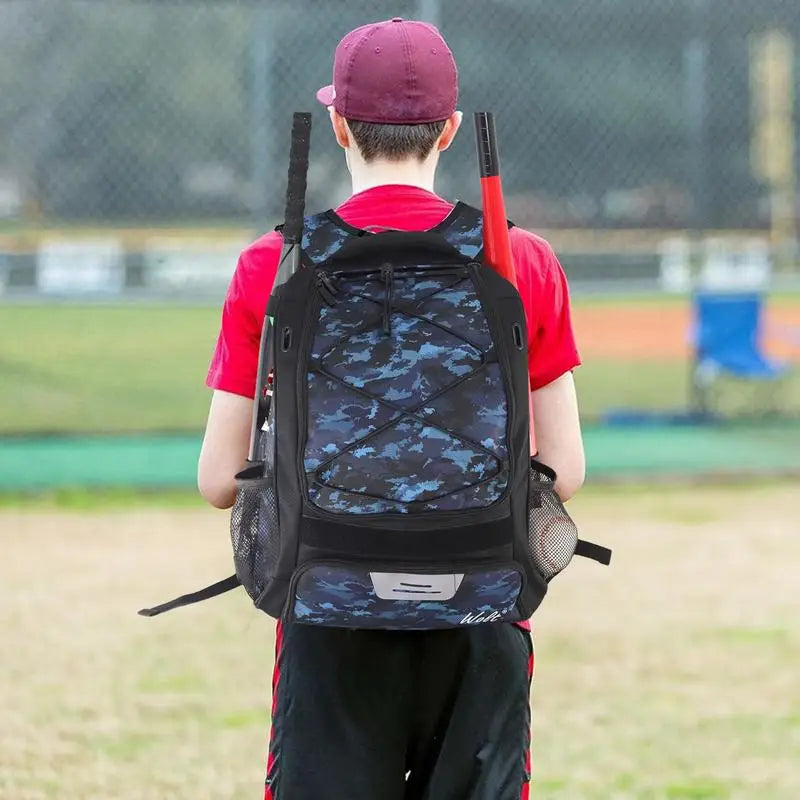 Bat & Baseball & Softball Equipment Bag Backpac Tear-Resistant