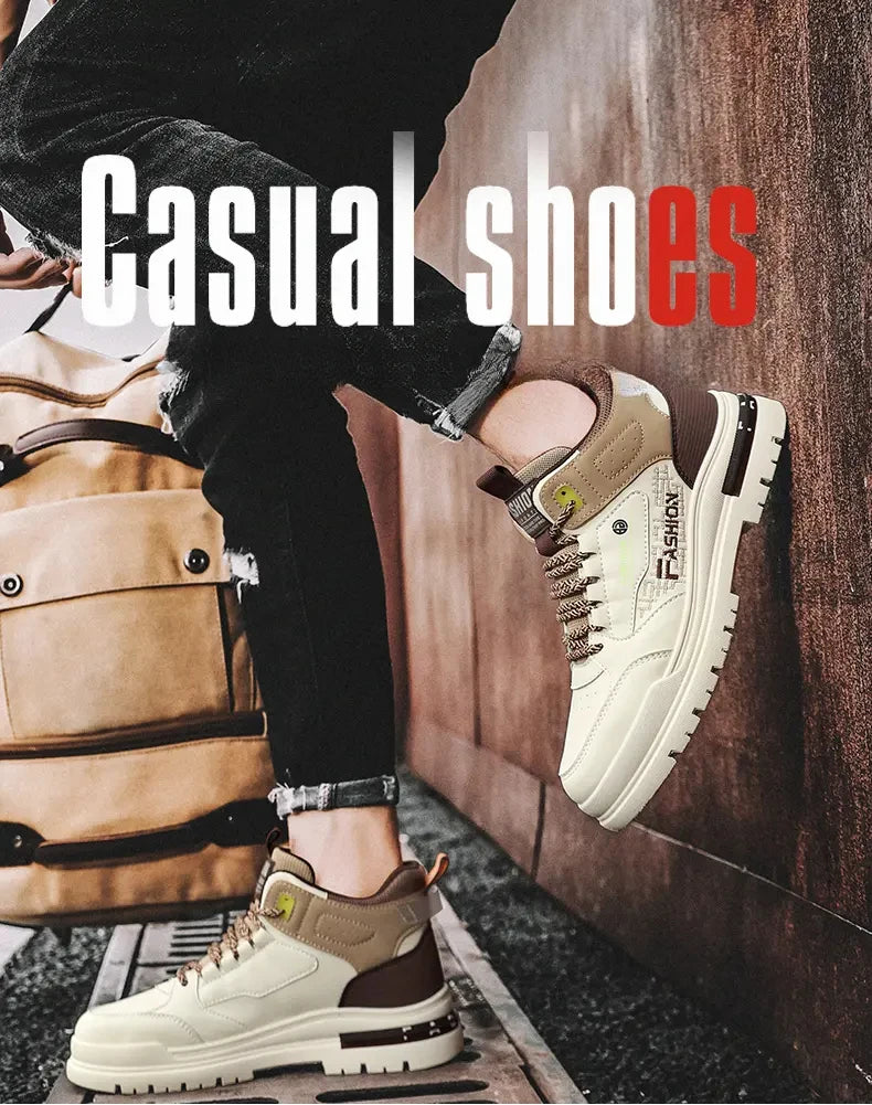 Sneakers Men Casual Vulcanized Shoes Walking Outdoor