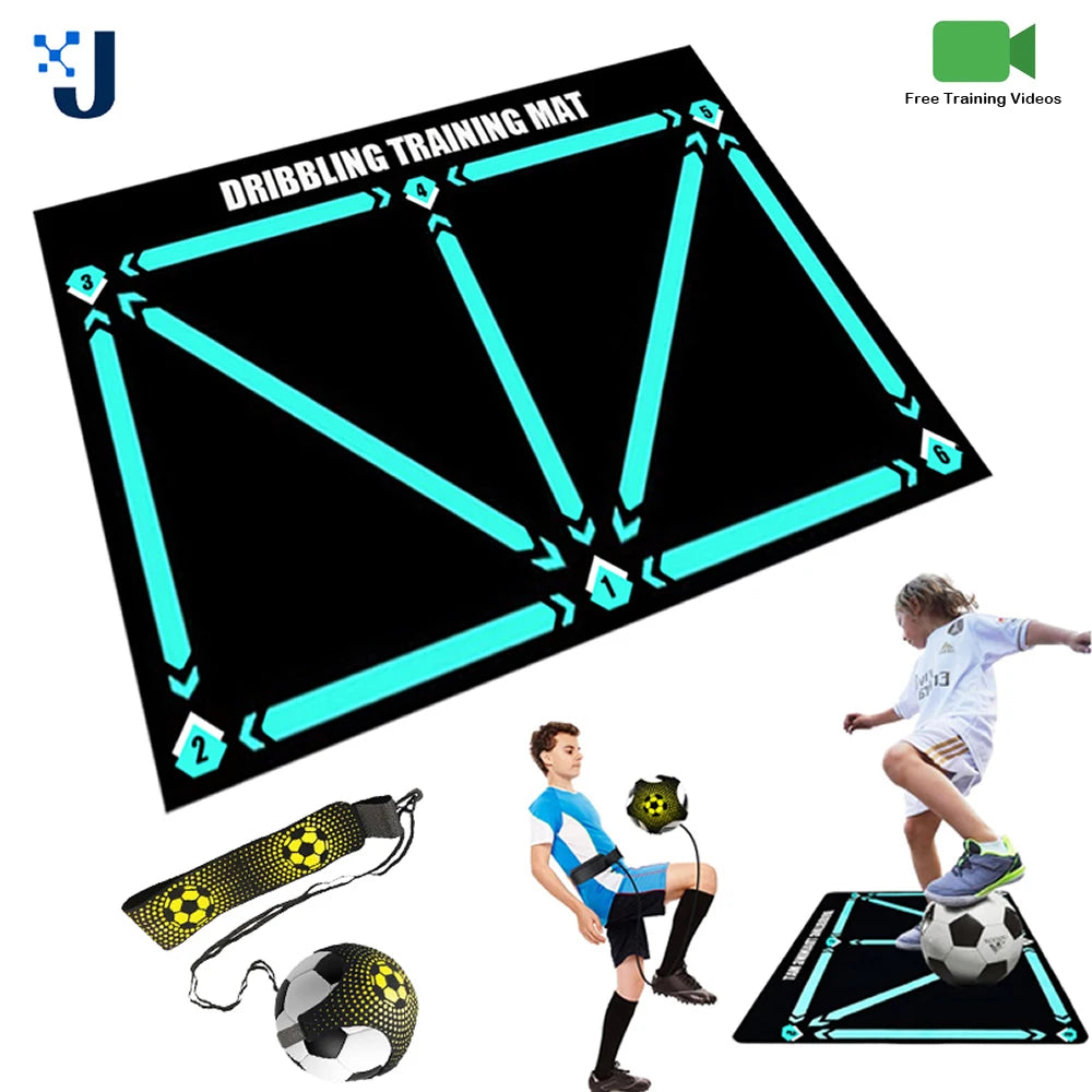 Soccer Training Mat 90x60cm Futbol   Carpet Adjustable Solo Practice