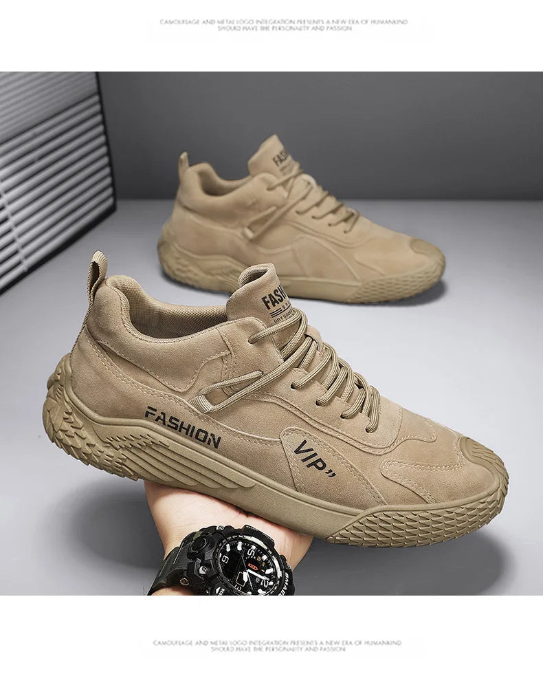 Men's Trendy Sports Wear Resistant Anti Slip Sneakers