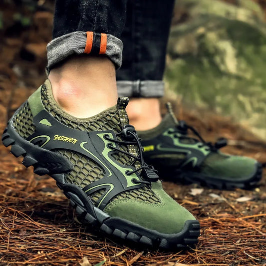 Outdoor Anti-slip Wear-resistant Hiking Shoes Jogging Sneakers