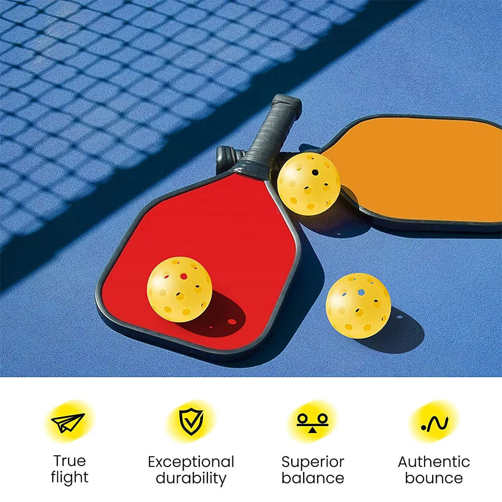 6 Pack Pickleball Balls for Outdoor Indoor Sports