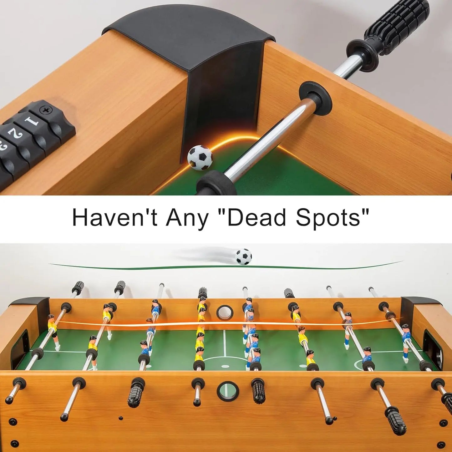 48 Inches Foosball Table - 4 FT Soccer Game Regulation