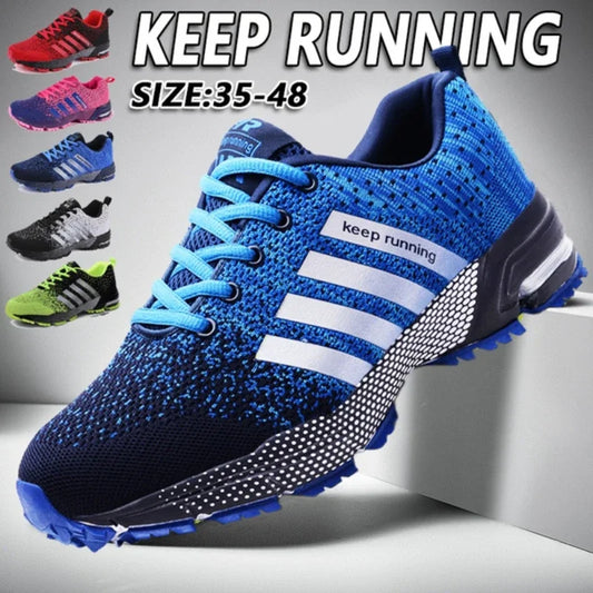 Men's and Women's Running Shoes Breathable Light Training Shoes