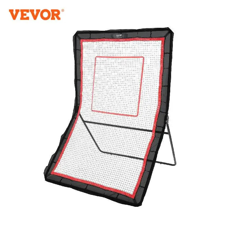 VEVOR Lacrosse Rebounder 5x7 Ft Volleyball Net Adjustable Angle