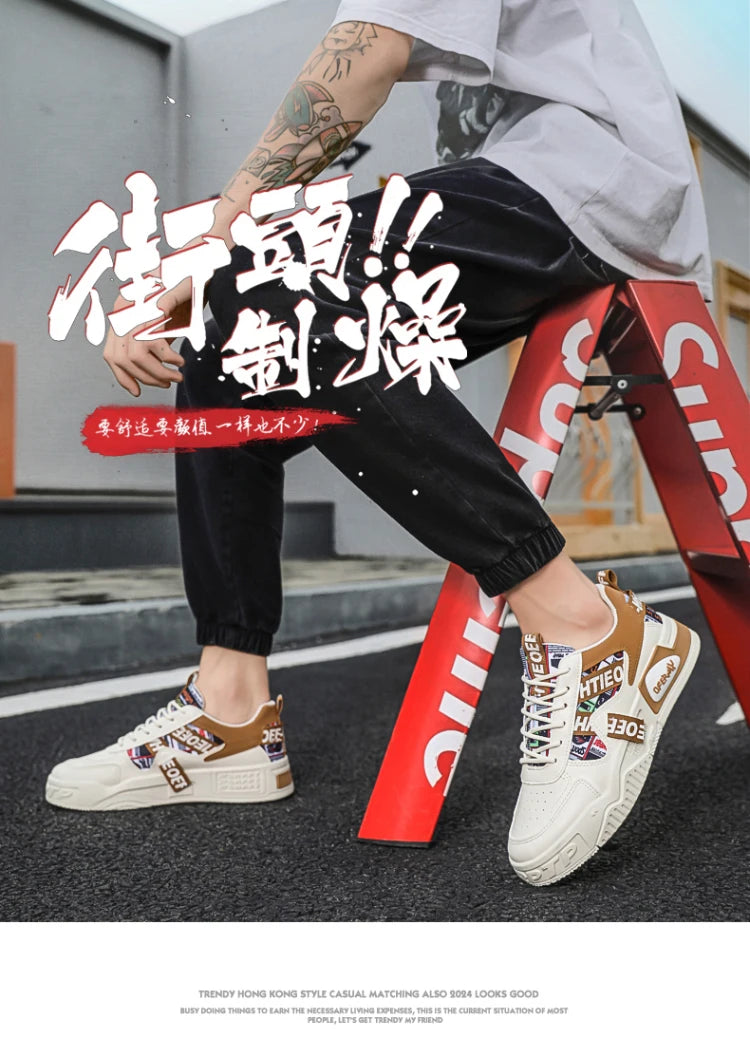 2024 Sneakers Leather Casual Running Sports Hiking