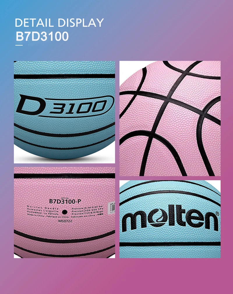 Molten Basketball Official Size 7/6/5 Soft Wear-resistant