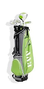 KVV Men’s Complete Golf Clubs Includes Driver, Fairway, Hybrid, 5#-P# Irons, Putter, Stand Bag, Head Covers, Right H