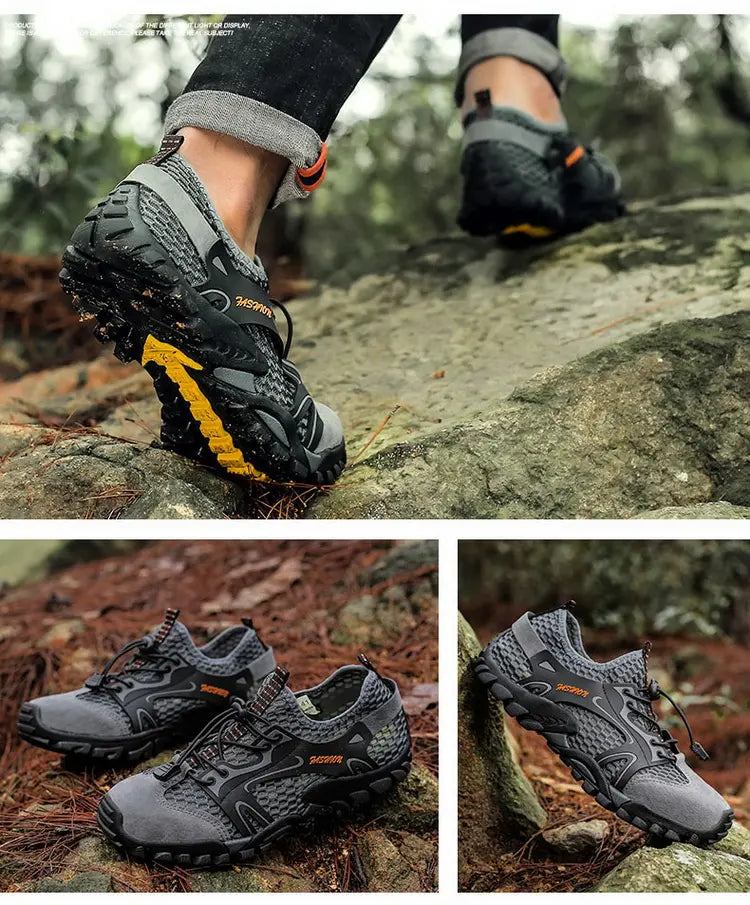 Outdoor Anti-slip Wear-resistant Hiking Shoes Jogging Sneakers