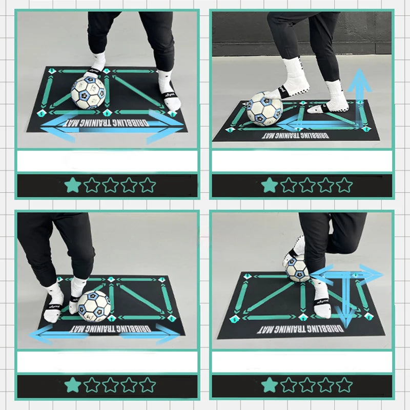 Soccer Training Mat 90x60cm Futbol   Carpet Adjustable Solo Practice