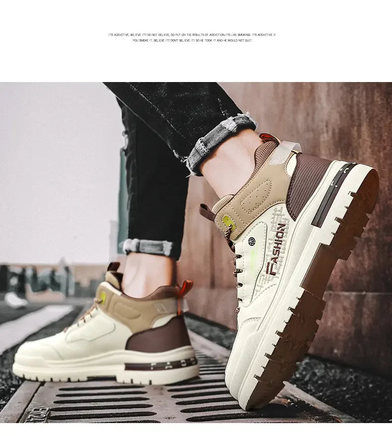 Sneakers Men Casual Vulcanized Shoes Walking Outdoor