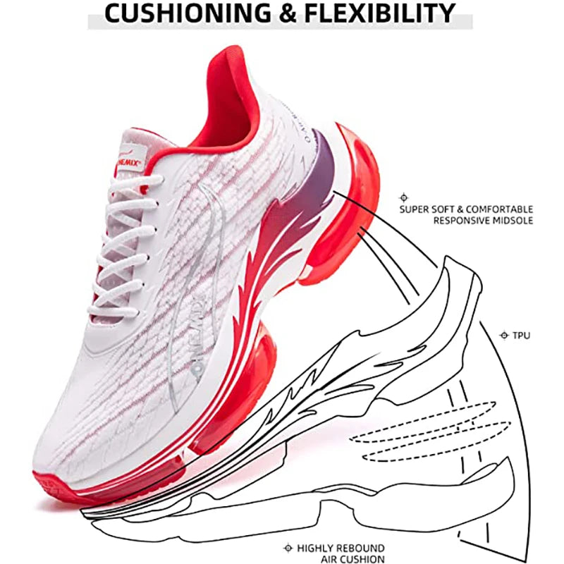 ONEMIX Air Cushion Running Shoes for Women Lightweight