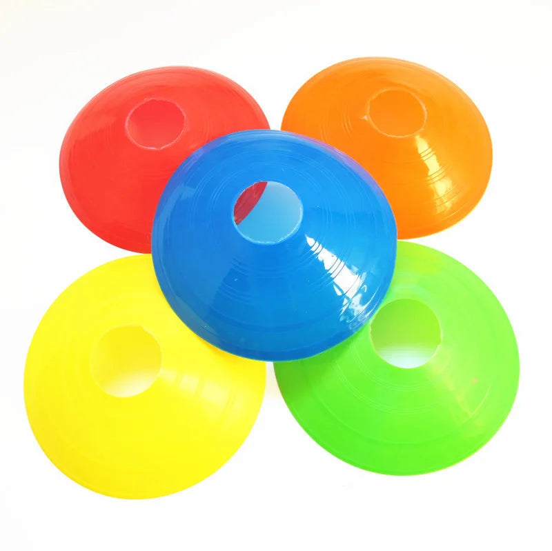 10/50PCS Soccer Disc Cones Soccer Training Pro Agility Football Training