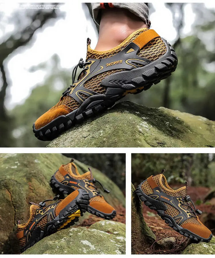 Outdoor Anti-slip Wear-resistant Hiking Shoes Jogging Sneakers