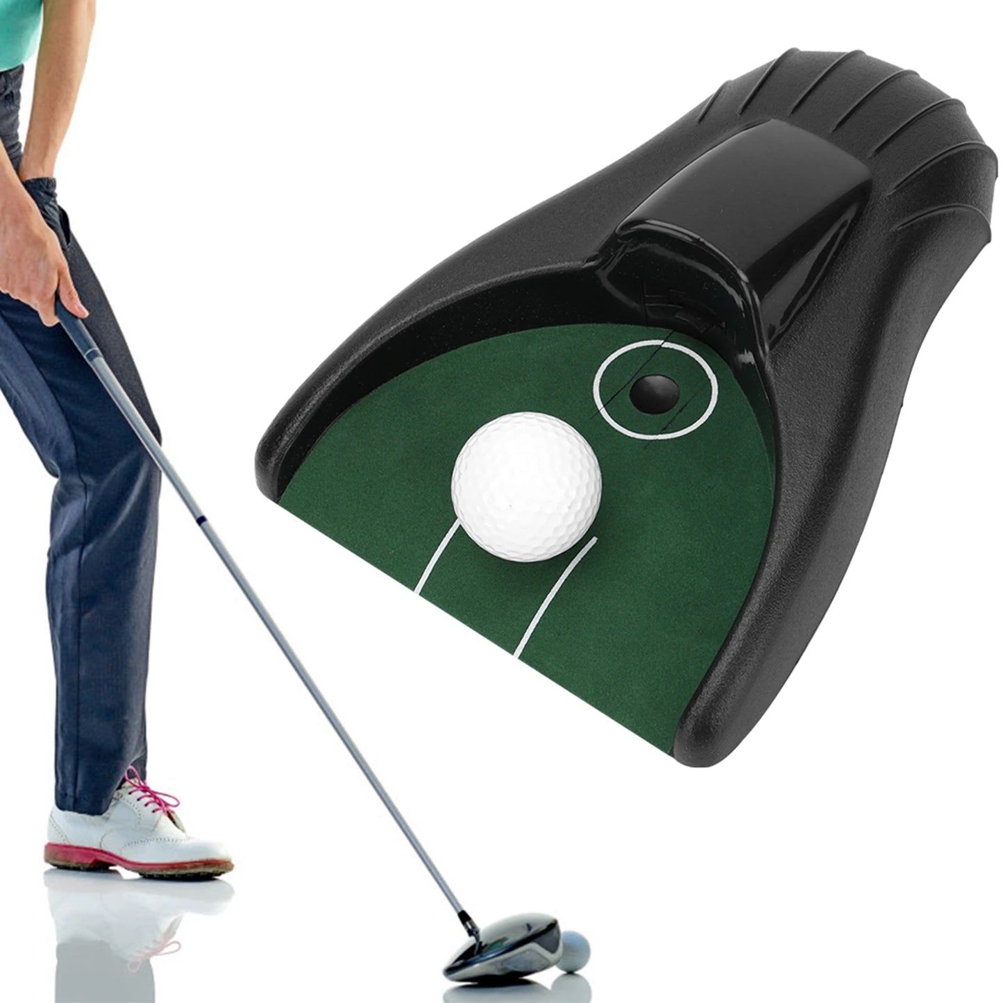 Automatic Putting Cup Return Machine Device Electric Gravity Sensor Golf Ball