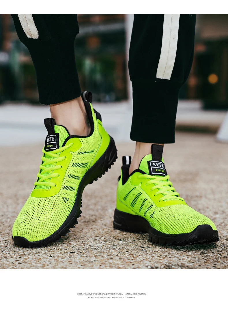 Men Running Shoes Breathable Outdoor Lightweight Sneakers